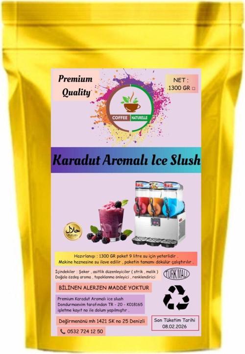 Karadut Ice Slush - Buzlaş - Karlama - 1300 Gr - Premium Quality