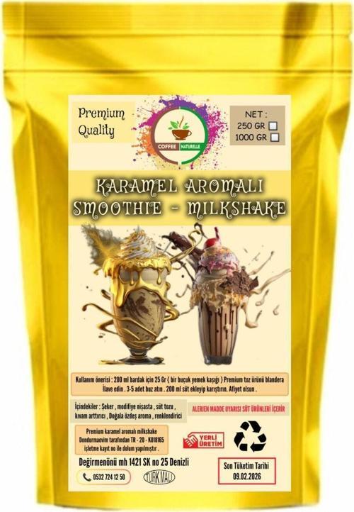 Karamel Aromalı Milkshake & Smoothie 1 Kg