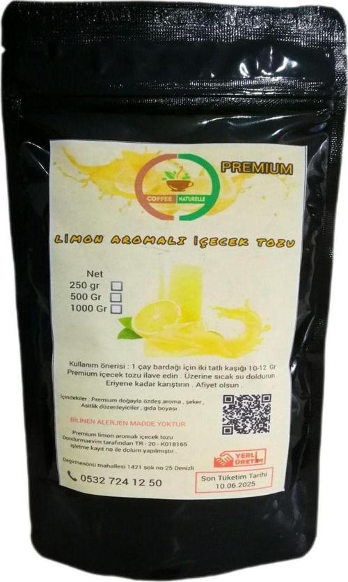 Limon Aromalı Toz Içecek " Premium" 1 Kg
