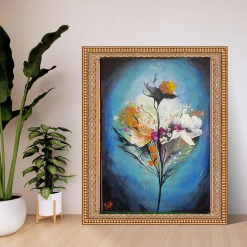 Ert Sanat Atolyesi El Yapımı İmzalı Tablo Özel Tasarım Tuval Tablo