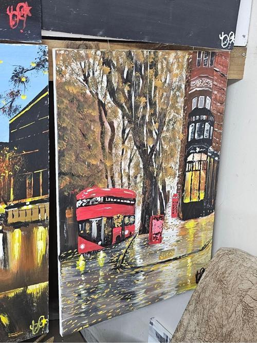 Ert Sanat Atolyesi El Yapımı İmzalı Tablo Özel Tasarım Tuval Tablo