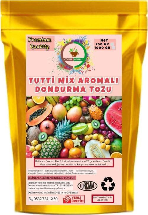 Tutti Mix Aromalı Dondurma Karışım Tozu - 250 Gr