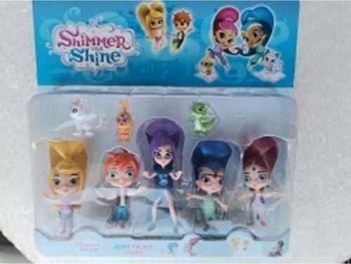 Oyuncak Figür Shimmer And Shine (Işıltı Ve Parıltı) 8 Li Set
