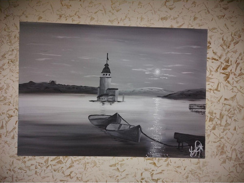 Ert Sanat Atolyesi El Yapımı İmzalı Tablo Özel Tasarım Tuval Tablo