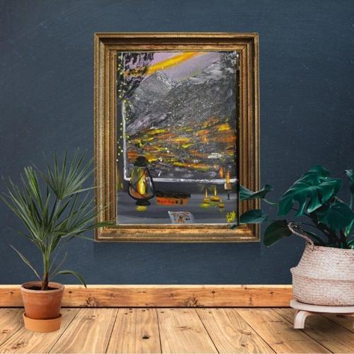 Ert Sanat Atolyesi El Yapımı İmzalı Tablo Özel Tasarım Tuval Tablo