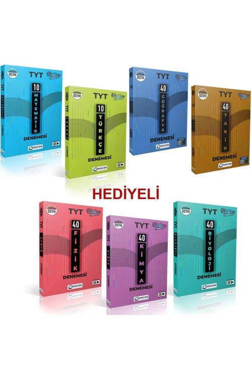 Oksijen Yayınları Oksijen Tyt Matematik Türkçe Fizik Kimya Biyoloji Tarih Coğrafya Seti (7 Kitap)
