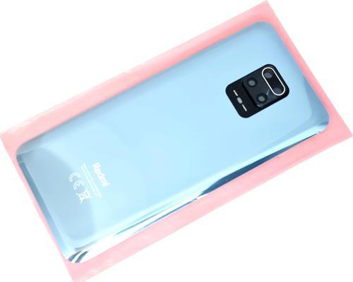 Xiaomi Redmi Note 9S Arka Kapak Batarya Kapağı (Cam Kamera Camı) Gri