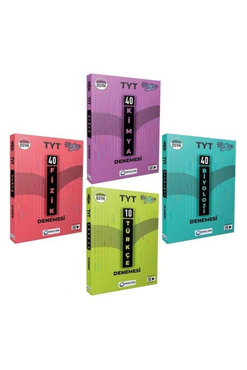 Oksijen Yayınları Tyt Fizik Kimya Biyoloji Türkçe Deneme Set 4 Kitap