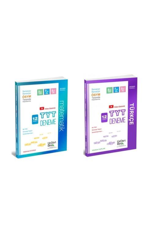 Üç Dört Beş Yayınları Üçdörtbeş Tyt Matematik - Türkçe Deneme Seti