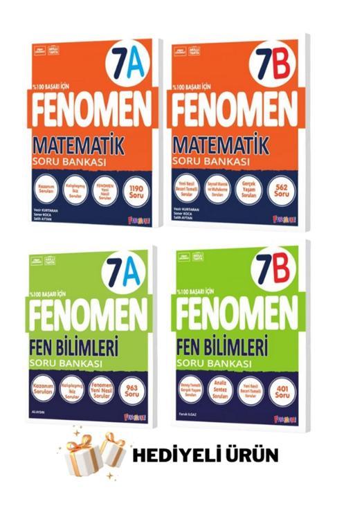 Gama Yayınları Fenomen 7.Sınıf Matematik A-B Ve Fen Bilimleri A-B Soru Bankası
