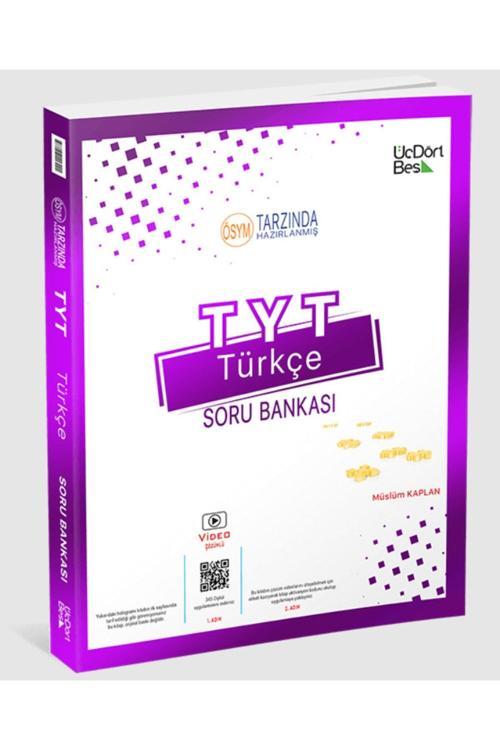Üç Dört Beş Yayınları Tyt Türkçe Soru Bankası 345 Üçdörtbeş (Kitapsenin'E Özel Güncel Baskıdır)