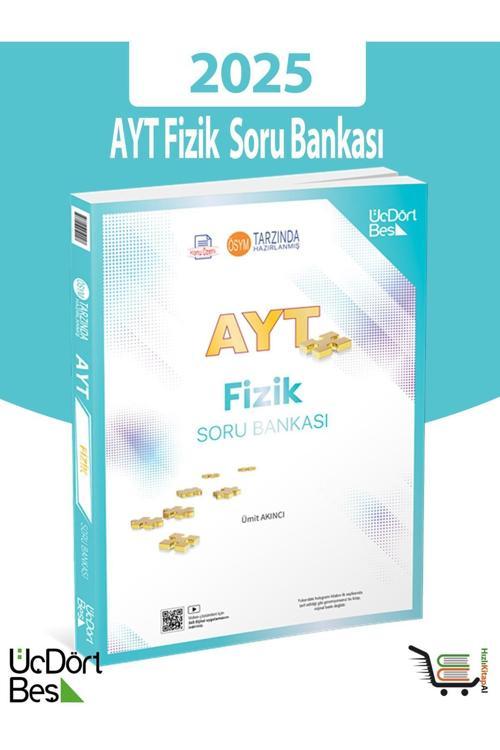 Üç Dört Beş Yayınları 345-2025 Model Ayt Fizik Soru Bankası