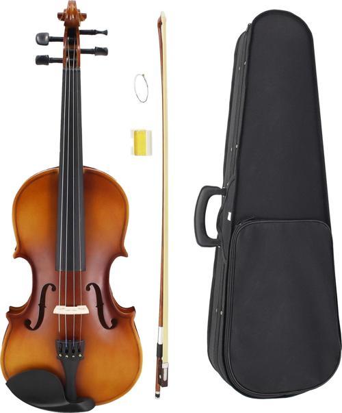 VL-800S 4/4 Çantalı Tam Boy Keman - Mat Ahşap