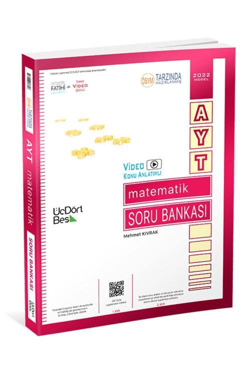 Üç Dört Beş Yayınları 345 - Ayt Matematik Soru Bankası -2023 Baskı