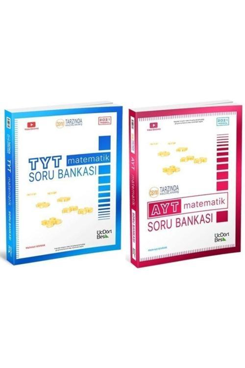 Üç Dört Beş Yayınları 345 Yayınları 2021 Tyt-Ayt Matematik Soru Bankası 2 Li Set