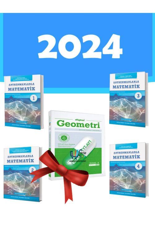 Antrenman Yayıncılık Antrenmanlarla Matematik 1-2-3-4 + Tyt-Ayt Hepsi Geometri Soru Bankası !!! Hediye !!!