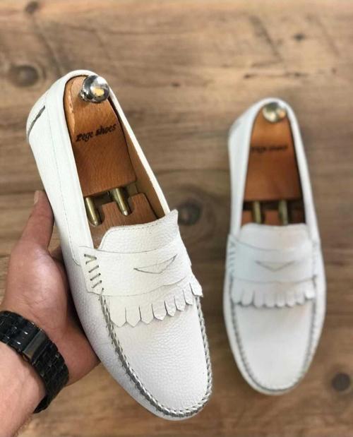 Erkek İçi Dışı Hakiki Deri Casual Loafer Yazlık Ayakkabı Koku Terleme Yapmaz Garantili