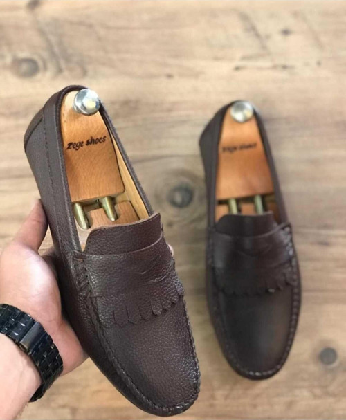 Erkek İçi Dışı Hakiki Deri Casual Loafer Yazlık Ayakkabı Koku Terleme Yapmaz Garantili