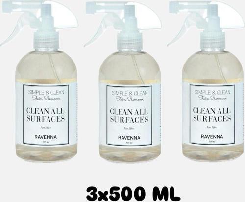 Simple&Clean Ultra Güçlü Leke Çıkarıcı Ve Ayakkabı Temizleyici Sprey 500 Ml X 3 Adet