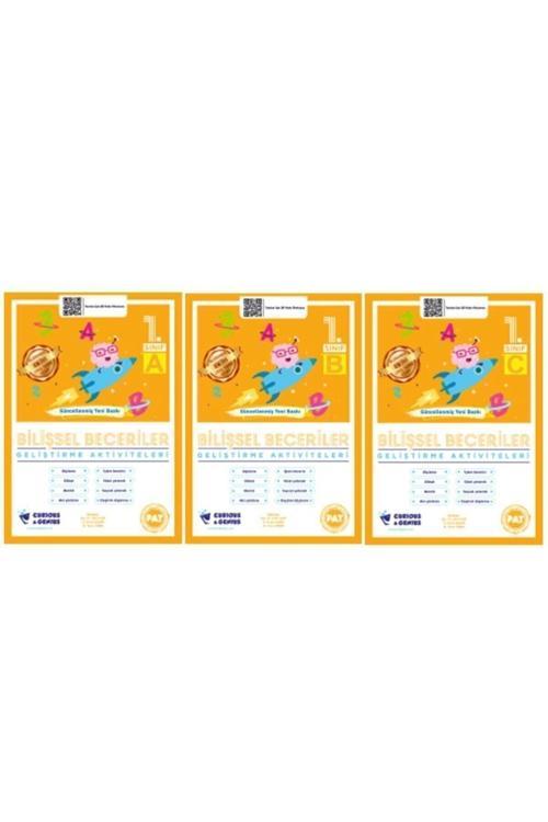 Curious&Genius Bilişsel Beceriler Geliştirme Aktiviteleri 1. Sınıf Seti (A-B-C) 3 Kitap Güncellenmiş Yeni Baskı