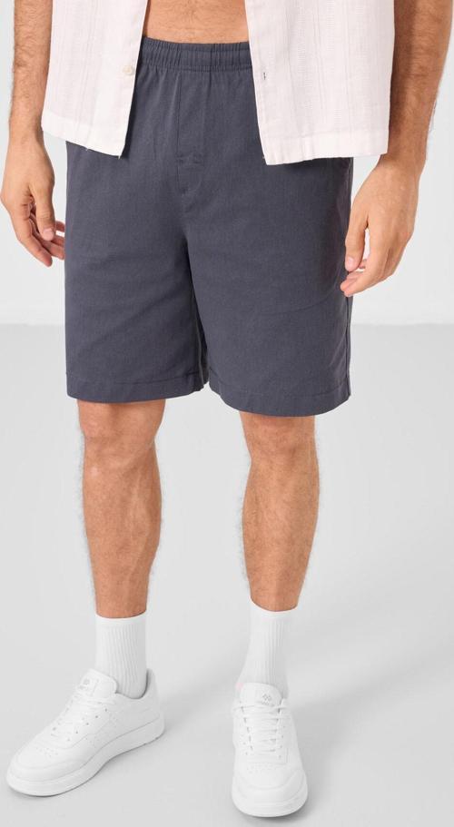 Gri Standart Fit Dokuma Hafif Esnek Chino Erkek Şort - 81293