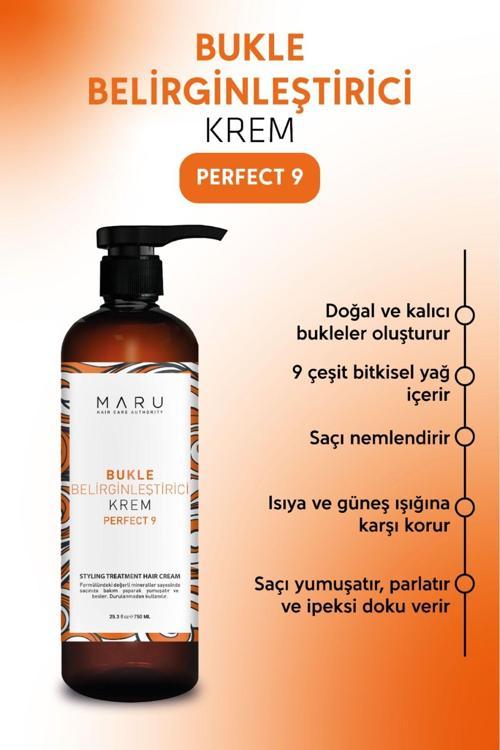Bukle Belirginleştirici & Kıvırcık Saçlara Özel Durulanmayan Saç Bakım Kremi 750 Ml 8699211721266