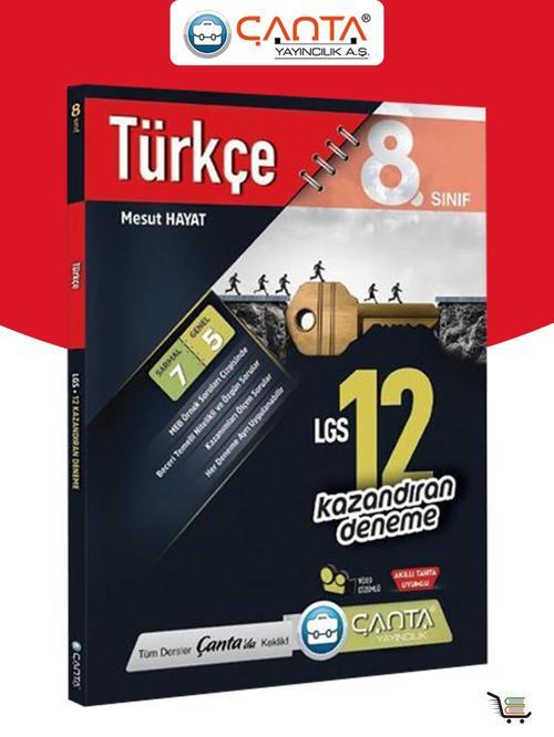Çanta Deneme Türkçe 8.sınıf Kazandıran 12'li Deneme