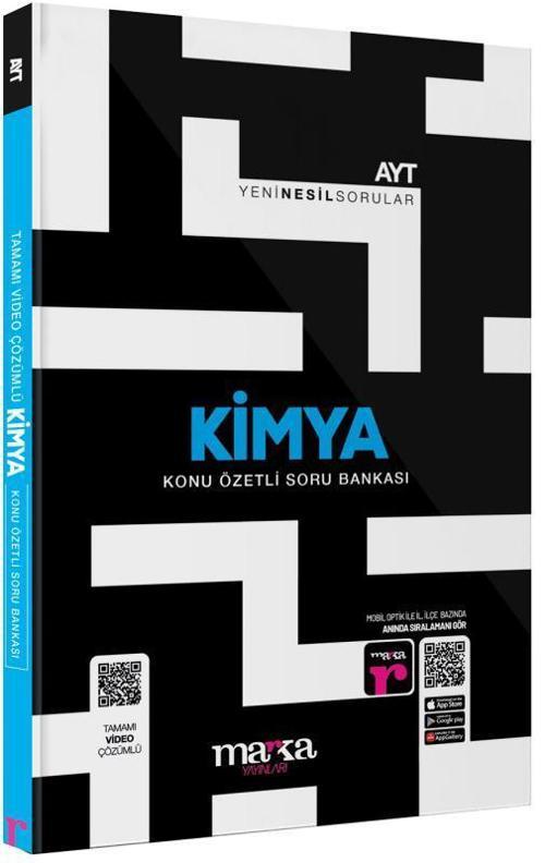 2025 AYT Kimya Konu Özetli Yeni Nesil Soru Bankası Tamamı Video Çözümlü