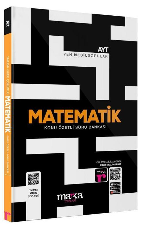 2025 AYT Matematik Konu Özetli Yeni Nesil Soru Bankası Tamamı Video Çözümlü