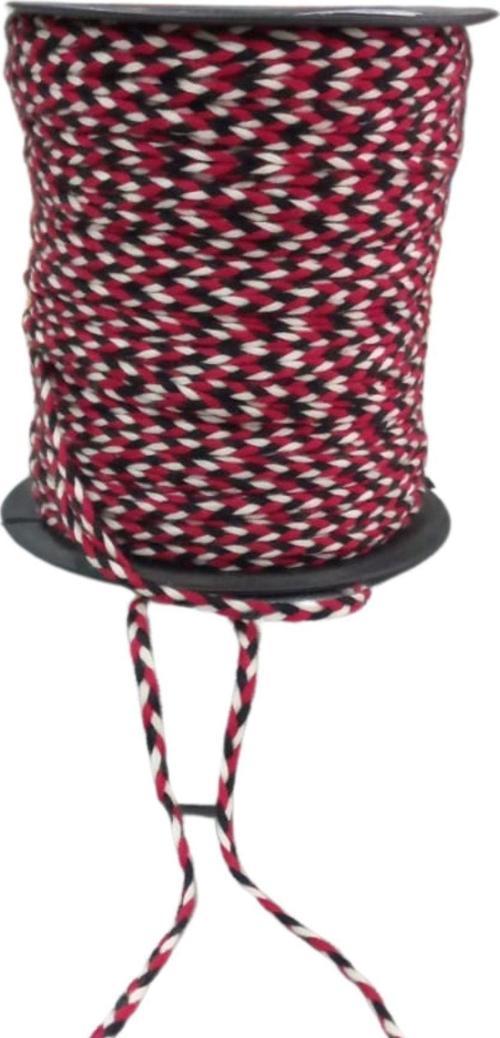 Bileklik ipi, Hediye Paketleme ipi, Şans, Bereket, Aşk, Şifa, Güç 5 mm Pamuk  5 metre Kırmızı