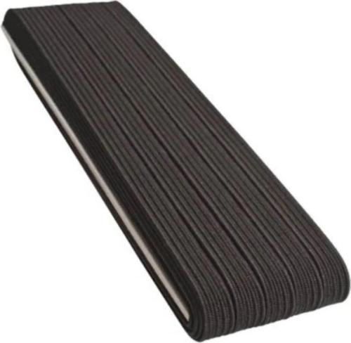 Lastik En 0,5 cm 10 Metre Siyah