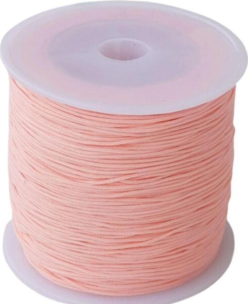 Paraşüt İpi, Bileklik-Kolye örgü ipi 1 mm 50 metre Kiremit