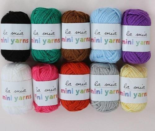 La Mia Mini Yarns 10 lu Paket 10gr Renkli El Örgü