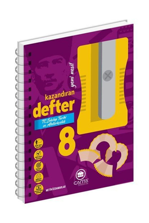 Çanta Yayınları 8 Sınıf Inkılap Tarihi Okula Yardımcı Kazandıran Defter Akıllı