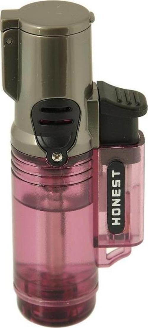 Üç Torch Pürmüz Pembe Plastik Puro Çakmak
