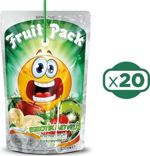 Fruit Pack Egzotik Meyveli 200 ml x 20 Adet