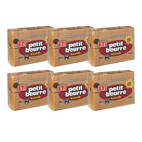 Petit Beurre Bisküvi 400 Gr x 6 Adet