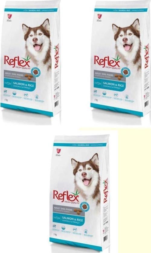 Somonlu ve Pirinçli Yetişkin Köpek Maması 3kg* 3 ADET