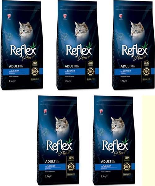 Somon Balıklı Yetişkin Kedi Maması 1,5 Kg*5 ADET