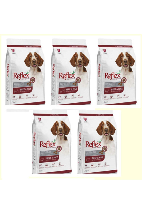 Beef Biftekli Yetiskin Köpek Mamasi 3 Kg*5 ADET