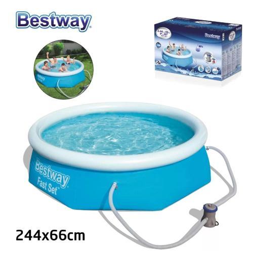 57268 Şişme Yüzme Havuzu 244 cm x 66 cm 220v Filtreli