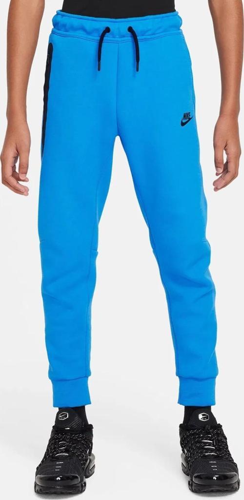 Sportswear Tech Fleece Kids Pant Blue  Çocuk Fermuar Cepli Eşofman Altı Mavi