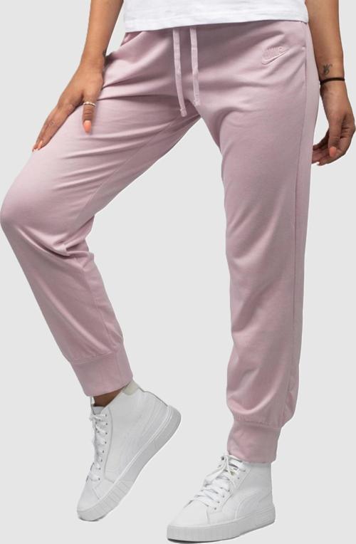 Sportswear Essential Standart Fit Jersy Pants İnce Rahat Kalıp Pembe Eşofman Altı