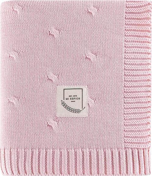 Pamuklu Triko Örgü Bebek Battaniyesi Sycamore