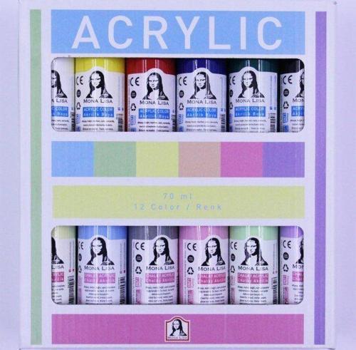 Akrilik Boya 12x70 Ml Set Adet