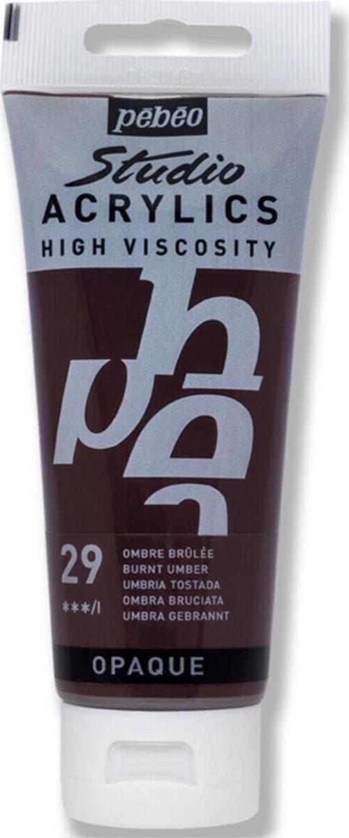 Akrilik Studio Boya 100 Ml Burnt Umber