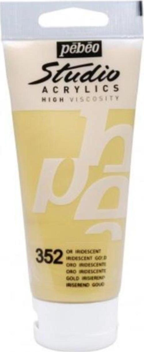 Studio Akrilik Boya 100 Ml 352 Irıdescent Gold