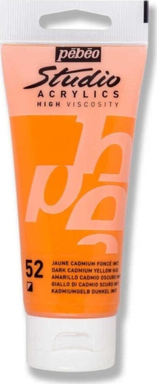 Studıo Akrilik Boya 100 Ml Dark Cadmium Sarı