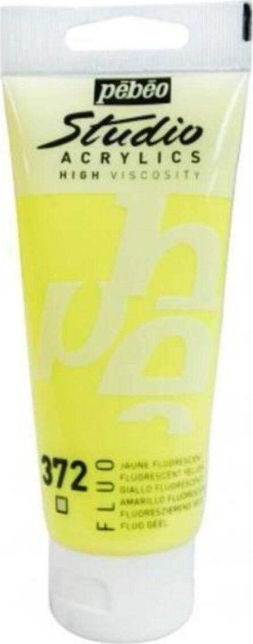 Studıo Akrilik Boya 100 Ml Fluorescent Sarı