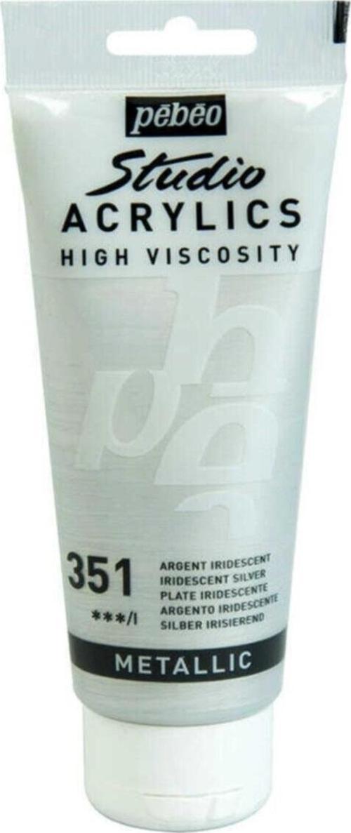 Studıo Akrilik Boya 100 Ml Iridescent Silver